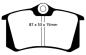 Preview: Redstuff Brake Pads, Rear (DP3680C), Audi / Renault / Seat / VW